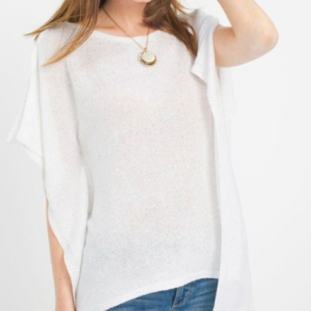 White house Black market poncho